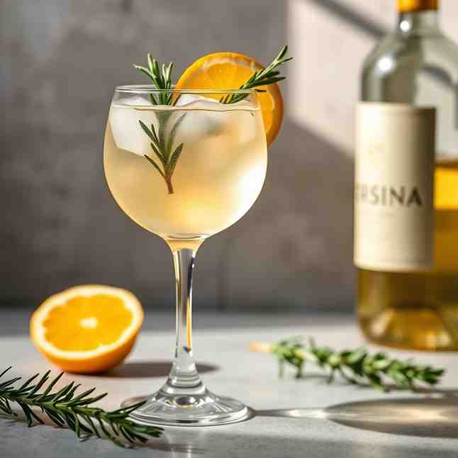 Greek White Wine Cocktail - Retsina Recipe